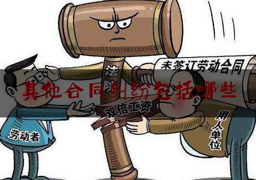 其他合同纠纷包括哪些(合同纠纷依据什么条例)