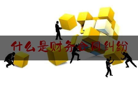 什么是财务合同纠纷(与公司无任何财务纠纷)