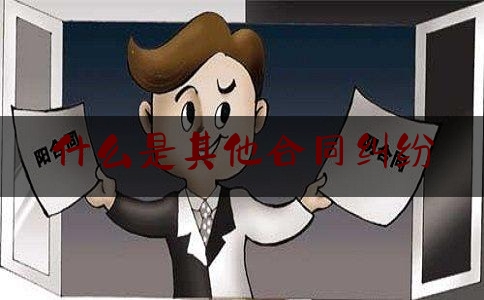 什么是其他合同纠纷(什么是合同纠纷)