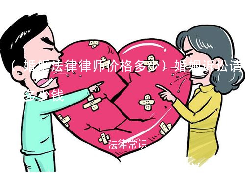 (婚姻法律律师价格多少)婚姻诉讼请律师多少钱