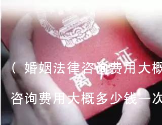 (婚姻法律咨询费用大概多少)婚姻法律咨询费用大概多少钱一次