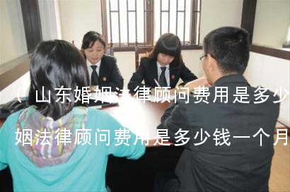 (山东婚姻法律顾问费用是多少)山东婚姻法律顾问费用是多少钱一个月