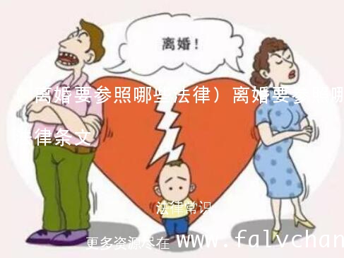 (离婚要参照哪些法律)离婚要参照哪些法律条文