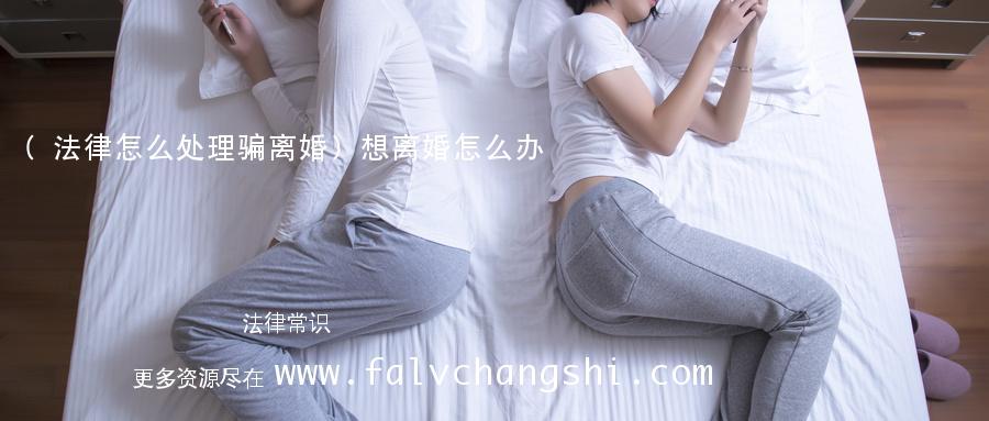 (法律怎么处理骗离婚)想离婚怎么办