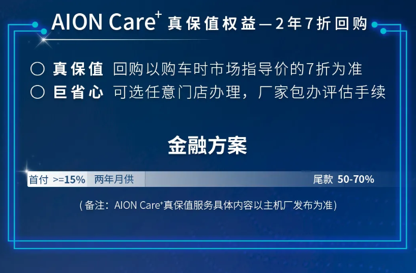 纯电旗舰AION LX PLUS上市 广汽汇理金融2年保值‘贷’车无忧