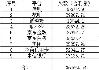 网贷逾期家人不理解,欠了170万信用卡和网贷
