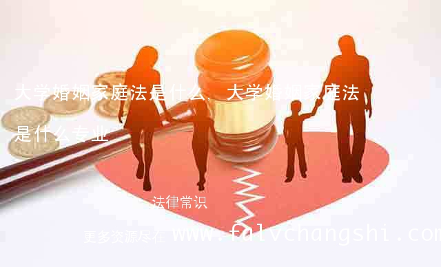 大学婚姻家庭法是什么,大学婚姻家庭法是什么专业