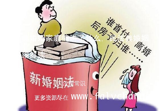 民法典婚姻家庭编讲了什么,民法典婚姻家庭编解读