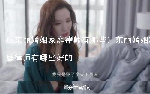 (东丽婚姻家庭律师有哪些)东丽婚姻家庭律师有哪些好的