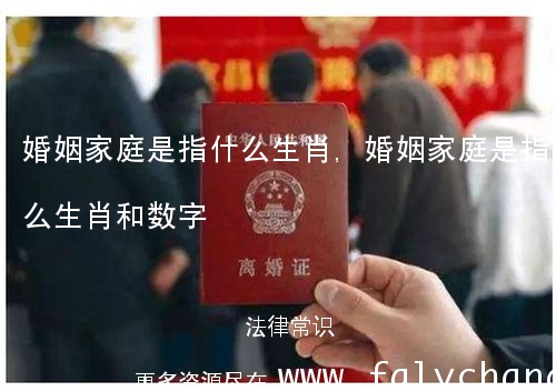 婚姻家庭是指什么生肖,婚姻家庭是指什么生肖和数字