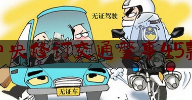 中央修订交通肇事45款（最新修改：中华人民共和国道路交通安全法（2021.4.29施行））