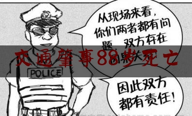 交通肇事88岁死亡（88岁老人车祸死亡赔多少钱）