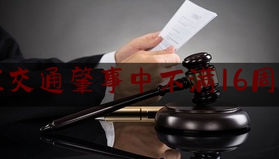 在交通肇事中不满16周岁（未成年犯罪应承担什么责任）