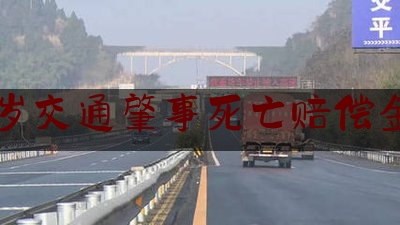 80岁交通肇事死亡赔偿金额（公公砸了我的车犯法吗?）