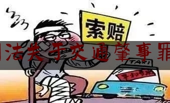 中国刑法关于交通肇事罪133条（交通肇事“因逃逸致人死亡”的几种情形及其认定）