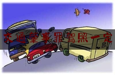 今天我们科普一下交通肇事罪驾照一定,那些人不可以考驾照