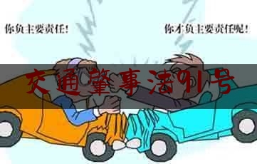 交通肇事法91号（青岛肇事司机）