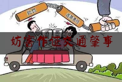 妨害作证交通肇事（撞车替人顶罪是什么罪名）