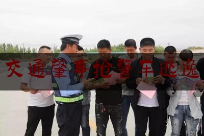 交通肇事抢警车逃逸（辅警喝酒开车）