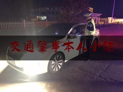 交通肇事本人小结（车祸重大事故怎么处理）