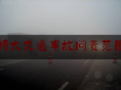 特大交通事故问责范围（中国共产党问责条例）