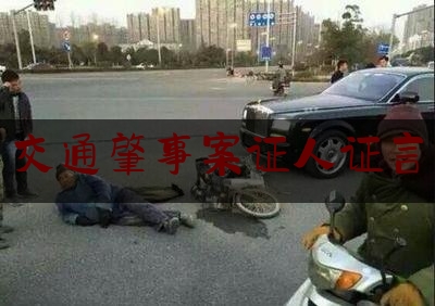 科普一下!交通肇事案证人证言,广州宝马撞人案作案动机