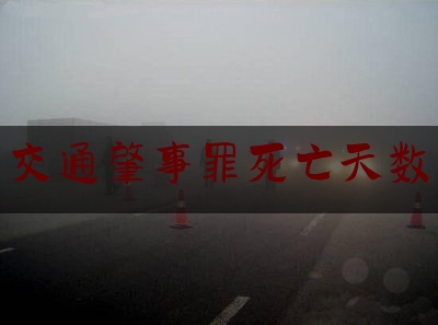 [热门]专业速递:交通肇事罪死亡天数,行人过马路被撞视频合集