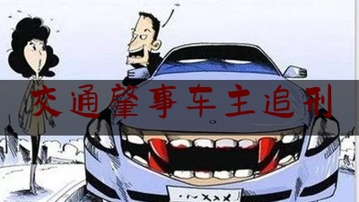 交通肇事车主追刑（广州醉驾处罚标准2020初犯）