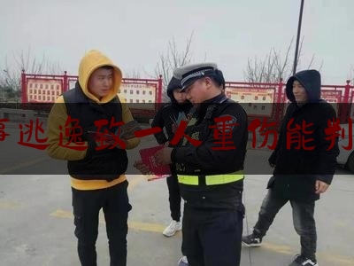 交通肇事逃逸致一人重伤能判缓刑吗6（撞人后逃逸判几年）