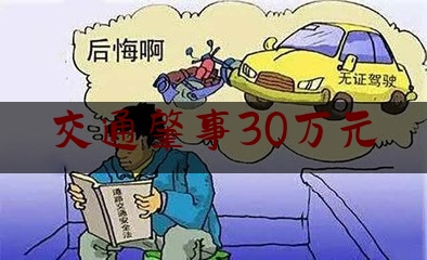 交通肇事30万元（不满前男友提分手，女子花30万元“雇凶”报复，结果）