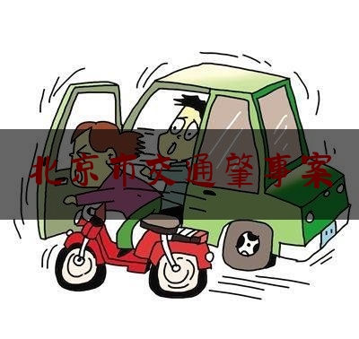 北京市交通肇事案（在人行横道撞死人）