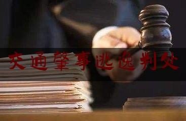 交通肇事逃逸判处（交通肇事因逃逸承担全责的刑事责任认定）