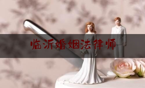 临沂婚姻法律师（临沂婚姻律师事务所咨询）