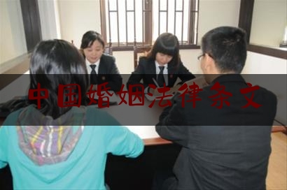 中国婚姻法律条文