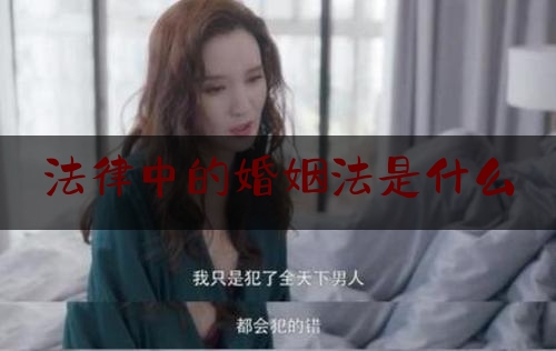 法律中的婚姻法是什么