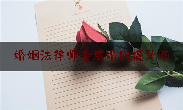 婚姻法律师姜威婚内搞外遇