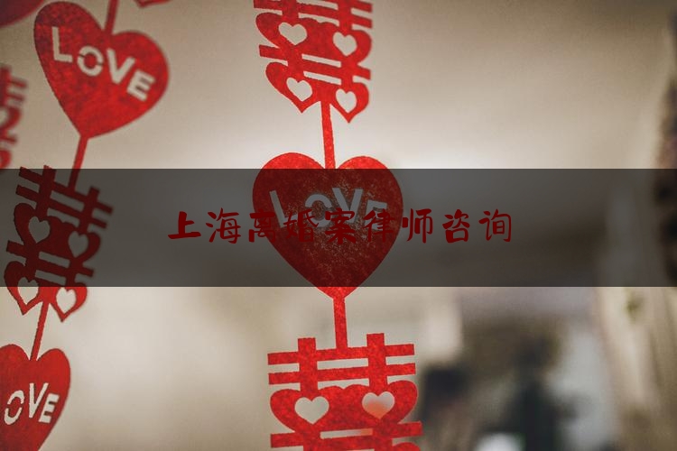 上海离婚案律师咨询（上海擅长婚姻方面的律师）