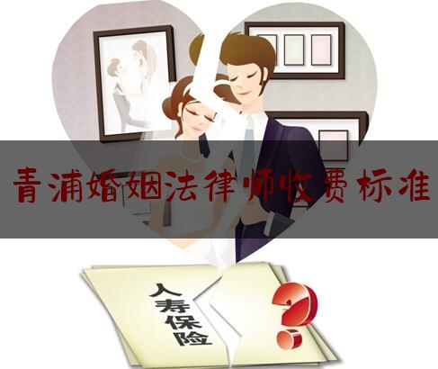 青浦婚姻法律师收费标准