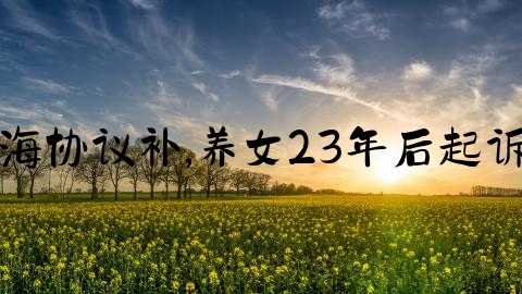 上海协议补,养女23年后起诉养