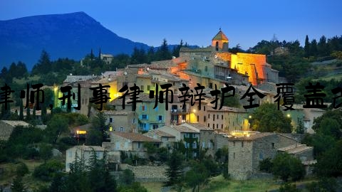 新刑事律师,刑事律师辩护全覆盖改进意见