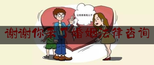 谢谢你来了婚姻法律咨询