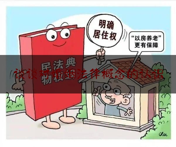 谈谈对婚姻法律概念的认识