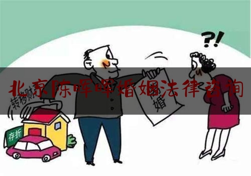 北京陈晖晖婚姻法律咨询