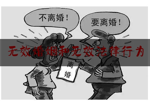 无效婚姻和无效法律行为