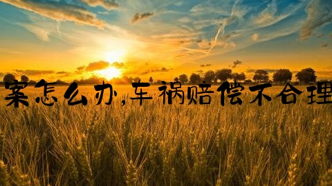 交通事故受害不结案怎么办,车祸赔偿不合理起诉需要多长时间