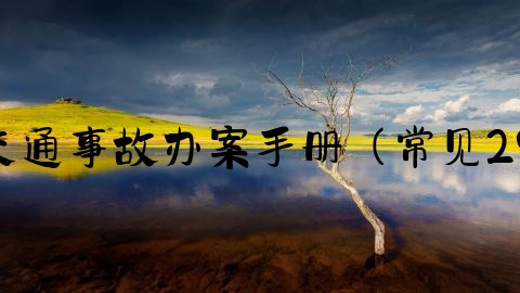 交通事故怎么快速立案,交通事故办案手册（常见29个法律问题梳理与解答）