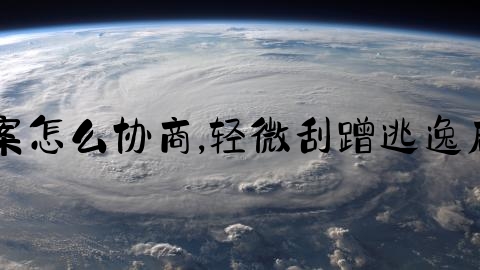 交通事故销案怎么协商,轻微刮蹭逃逸后与车主私了