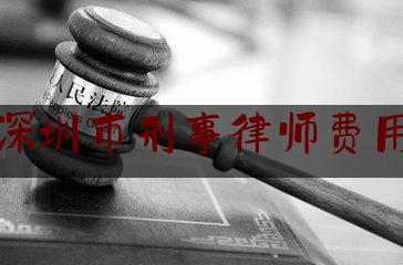广东深圳市刑事律师费用标准（深圳市刑事案件律师）
