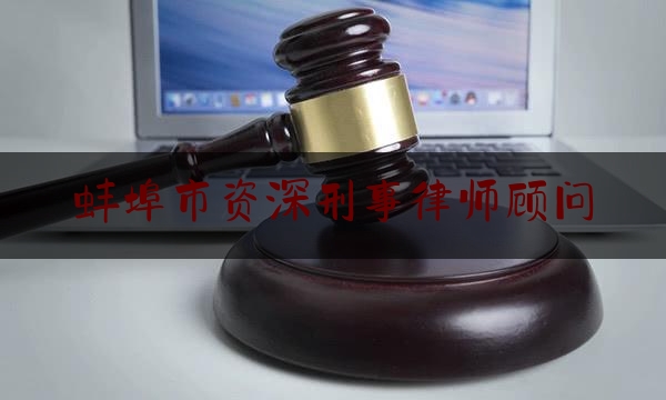 蚌埠市资深刑事律师顾问