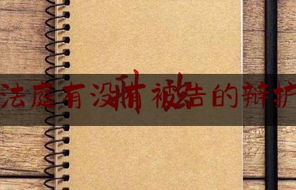 权威资深发布:刑事法庭有没有被告的辩护律师,刑事案件开庭前律师可以约见法官吗